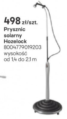 Prysznic solarny Hozelock wys. od 1.4 do 2.1 m promocja w Castorama