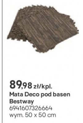 Mata Deco pod basen Bestway promocja w Castorama