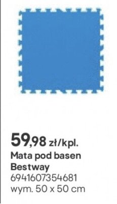 Mata pod basen Bestway promocja w Castorama