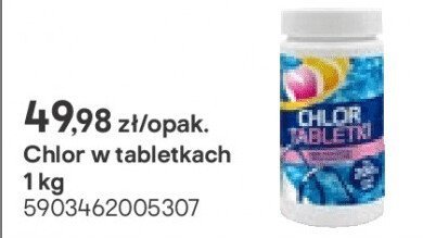 Chlor w tabletkach 1 kg promocja w Castorama