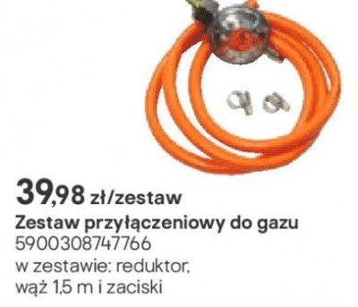 Zestaw przyłączeniowy do gazu promocja w Castorama