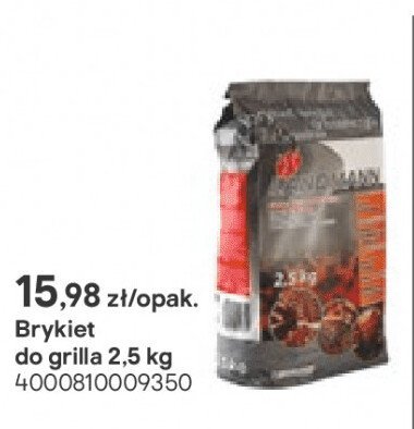 Brykiet do grilla 2.5 kg promocja w Castorama