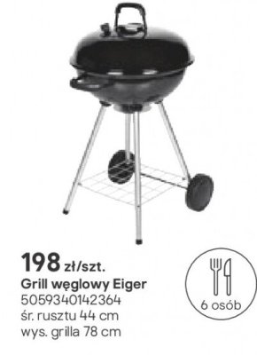 Grill węglowy Eiger promocja w Castorama