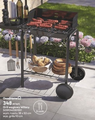 Grill węglowy Willacy promocja w Castorama