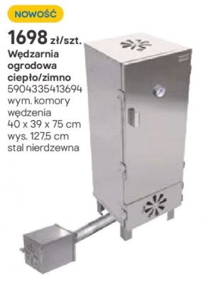 Wędzarnia ogrodowa ciepło/zimno promocja w Castorama