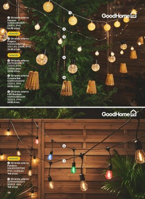 Girlanda solarna LED Bambo promocja w Castorama