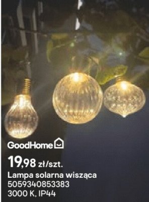 Lampa solarna wisząca promocja w Castorama