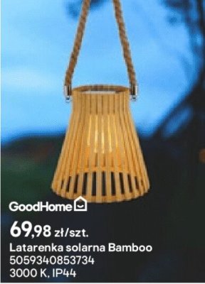 Latarenka solarna Bamboo promocja w Castorama