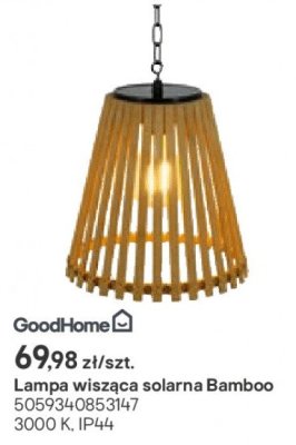 Lampa wisząca solarna Bamboo promocja w Castorama