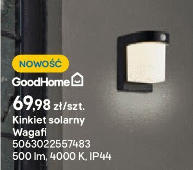 Kinkiet solarny Wagafi promocja w Castorama