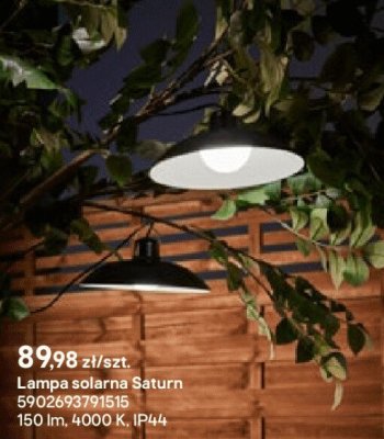 Lampa solarna Saturn promocja w Castorama