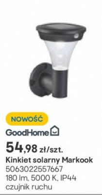 kinkiet solarny Markook promocja w Castorama