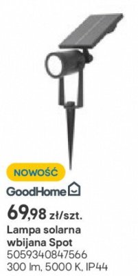 lampa solarna wbijana Spot promocja w Castorama