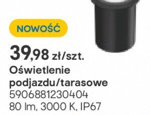 oświetlenie podjazdu/tarasowe promocja w Castorama