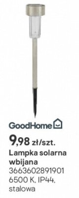 lampka solarna wbijana  promocja w Castorama