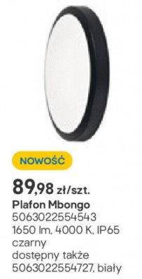 plafon Mbongo promocja w Castorama