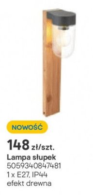 lampa słupek promocja w Castorama