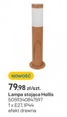 lampa stojąca Hollis promocja w Castorama