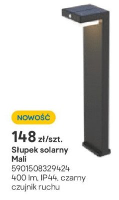Słupek solarny Mali promocja w Castorama