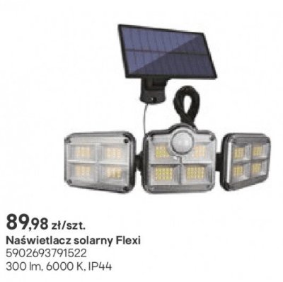 Naświetlacz solarny Flexi promocja w Castorama