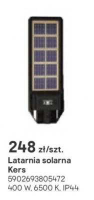 Latarnia solarna Kers promocja w Castorama