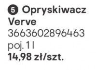 Opryskiwacz Verve promocja w Castorama