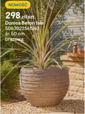 Donica Beton fale promocja w Castorama