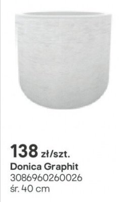Donica Graphit promocja w Castorama