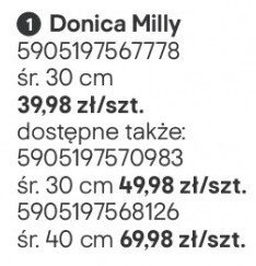 Donica Milly promocja w Castorama