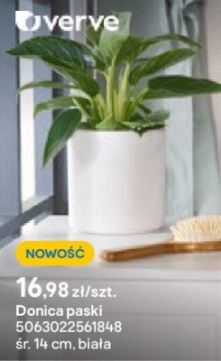 Donica paski śr. 14 cm, biała promocja w Castorama