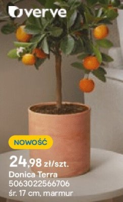 Donica Terra śr. 17 cm, marmur promocja w Castorama