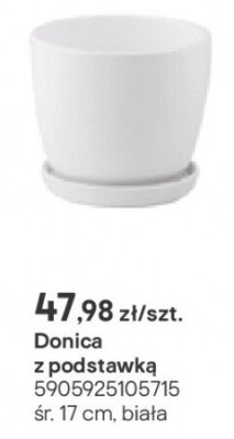 Donica z podstawką śr. 17 cm promocja w Castorama