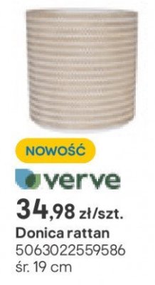 Donica rattan śr. 19 cm promocja w Castorama