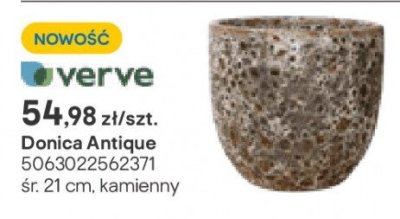 Donica Antique śr. 21 cm kamienny promocja w Castorama
