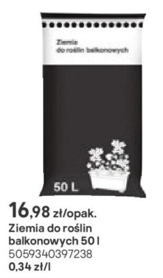 Ziemia Ziemia do roślin balkonowych 50 l promocja w Castorama