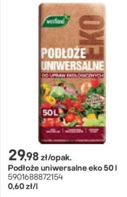 Podłoże uniwersalne eko 50 l promocja w Castorama