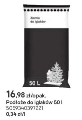 Podłoże do iglaków 50 l promocja w Castorama