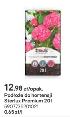 Podłoże do hortensji Sterlux Premium 20 l promocja w Castorama