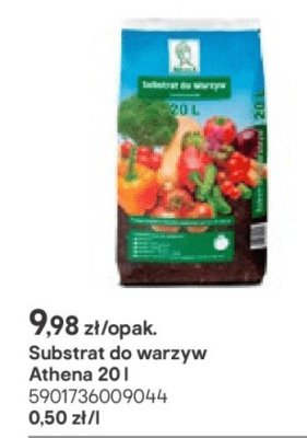 Substrat do warzyw Athena 20 l promocja w Castorama