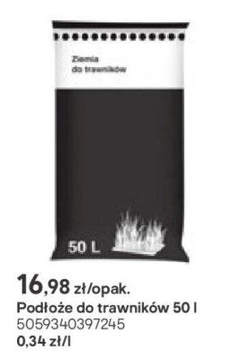 Podłoże do trawników 50 l promocja w Castorama