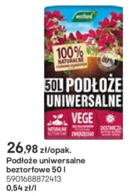 Podłoże uniwersalne beztorfowe 50l promocja w Castorama