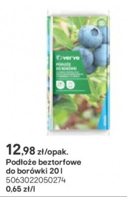 Podłoże beztorfowe do borówki 20l promocja w Castorama