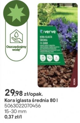 Kora iglasta średnia 80l promocja w Castorama