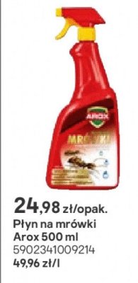 Płyn na mrówki Arox 500 ml promocja w Castorama