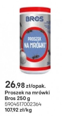 Proszek na mrówki Bros 250 g promocja w Castorama