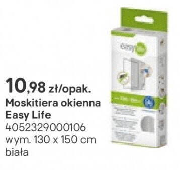 Moskitiera okienna Easy Life biała promocja w Castorama