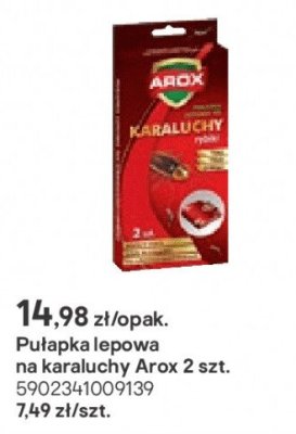 Pułapka lepową na karaluchy Arox 2 szt. promocja w Castorama
