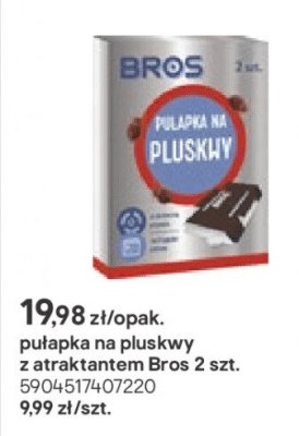 Pułapka na pluskwy z atraktantem Bros 2 szt. promocja w Castorama