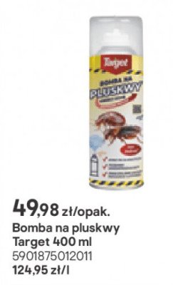 Bomba na pluskwy Target 400ml promocja w Castorama