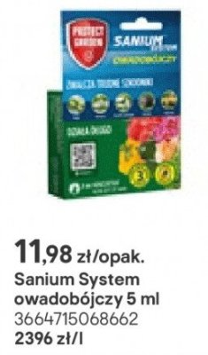 Sanium System owadobójczy 5 ml promocja w Castorama
